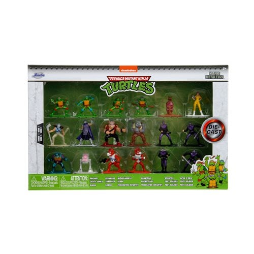 Teenage Mutant Ninja Turtles Nano MetalFigs Die-Cast Metal Mini-Figure 18-Pack