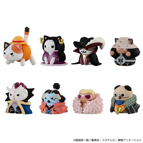 One Piece Nyan Piece Nyan! Luffy and the Seven Warlords of the Sea Mega Cat Project Mini-Figure Case