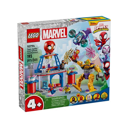 LEGO 10794 Marvel Spidey and His Amazing Friends Team Spidey Web Spinner Headquarters