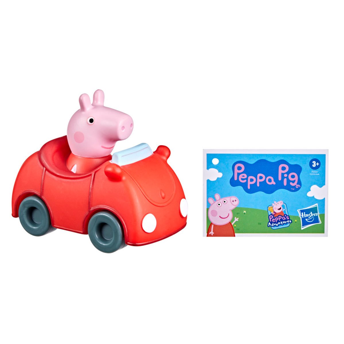 Peppa Pig Little Buggy Vehicle With Freddy Fox - Police Car Toy With Attached Figure For Ages 3+