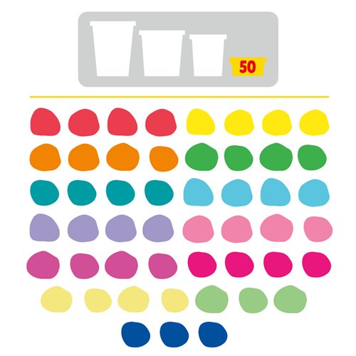 Play-Doh 50 Pack Rainbow Favors