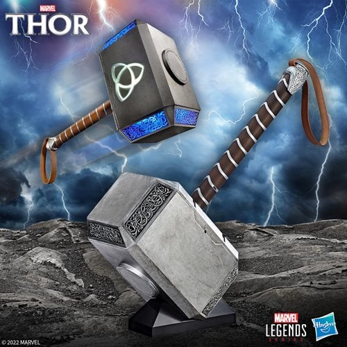 Marvel Legends Thor Mjolnir Hammer Electronic Prop Replica
