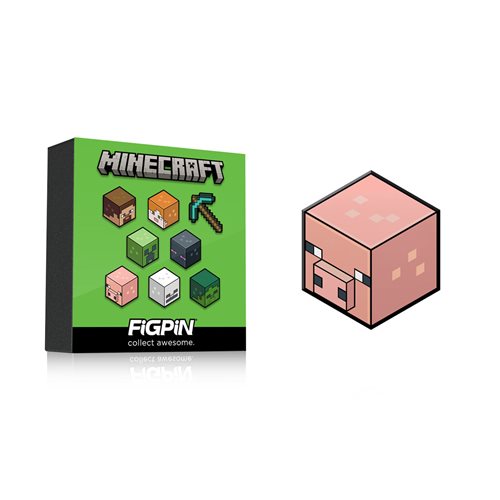 Minecraft Series 1 FiGPiN Mystery Mini Random Enamel Pin 5-Pack