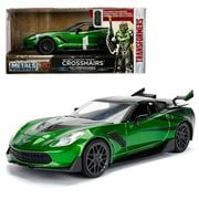 Transformers: The Last Knight Crosshairs Chevy Corvette 1:24 Scale Die-Cast Metal Vehicle