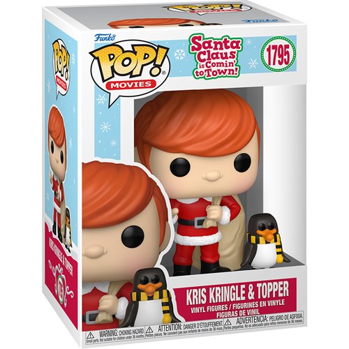 Santa Claus Coming to Town Kris Funko Pop! Vinyl Figure with Topper Pop! Buddy