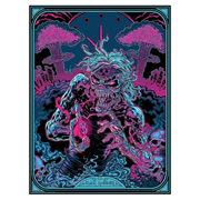 Iron Maiden 2 Minutes to Midnight by Zombie Yeti Silk Screen Art Print