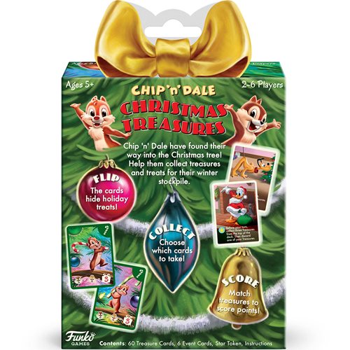 Disney Chip & Dale Christmas Card Game