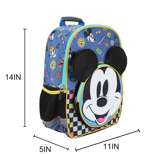 Mickey Mouse Checkered Youth Backpack
