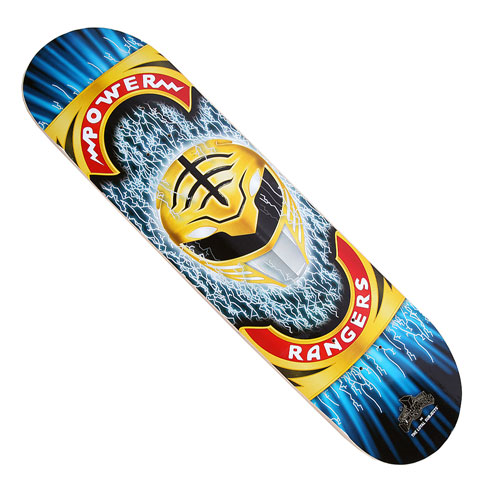 Mighty Morphin Power Rangers White Ranger Skateboard Deck