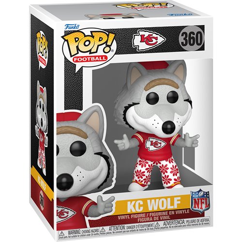 NFL Mascots Chiefs Wolf Funko Pop! Vinyl Figure