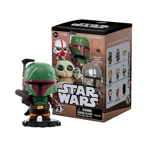 Star Wars Cosbi Bobble Head Collection Blind-Box Mini-Figure Case of 8