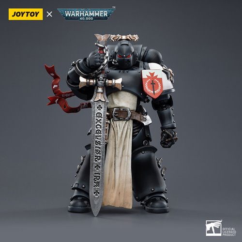 Joy Toy Warhammer 40,000 Black Templars The Emperors Champion Rolantus 1:18 Scale Action Figure