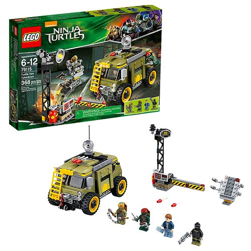 79115 LEGO Ninja Turtles Turtle Van Takedown Building Set