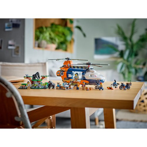 LEGO City 60437 Jungle Explorer Helicopter at Base Camp