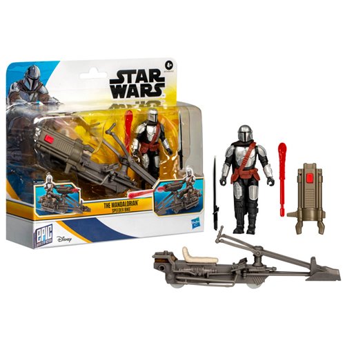 Star Wars Epic World of Action The Mandalorian & Speeder Bike
