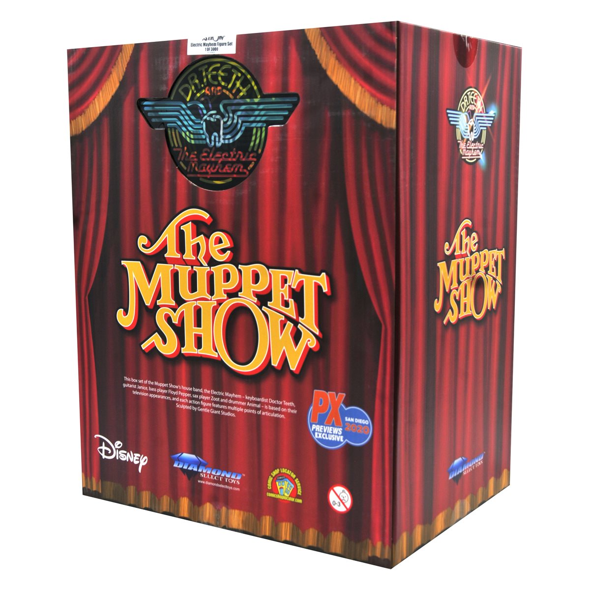 The Muppets Dr Teeth Electric Mayhem Band Box Set SDCC 2020 Diamond Select Toys 