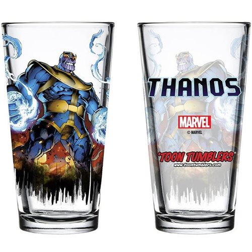 Thanos Toon Tumbler Pint Glass