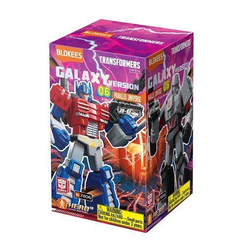 Transformers Galaxy GV06 Transformers Parallel Universe Blokees 4-Inch Blind Box Model Kit Case of 9