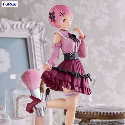 Re:Zero Starting Life in Another World Ram Girly Outfit Version Trio-Try-iT Statue