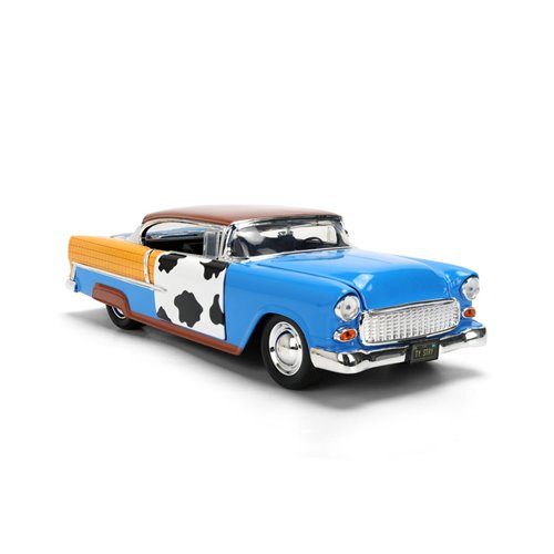 Hollywood Rides Toy Story 1955 Chevrolet Bel Air 1:24 Scale Die-Cast Metal Vehicle with Woody Figure