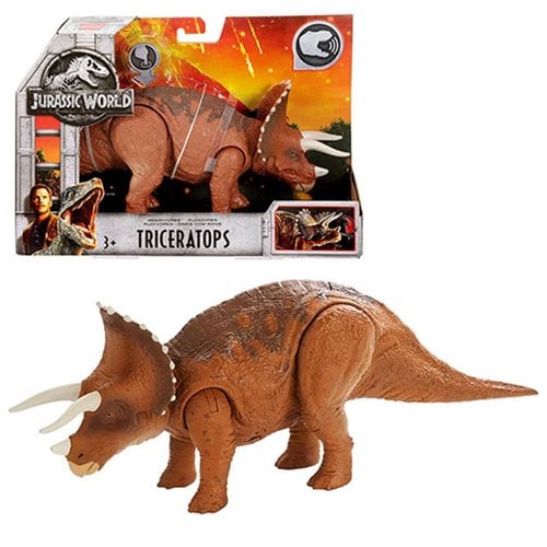 Jurassic World Fallen Kingdom Roarivores Triceratops Action Figure 