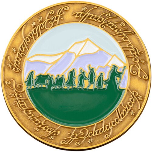 The Lord of the Rings Trilogy The Fellowship Enamel Pin
