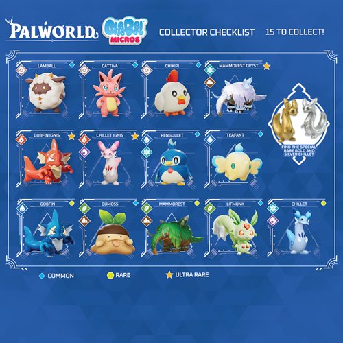 Palworld 1 1/2-Inch Cheebee Egg Reveal Mini-Figure Blind Box Case of 12