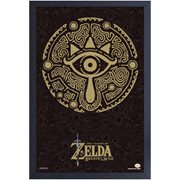 The Legend of Zelda: Breath of the Wild Sheikah Eye Framed Art Print
