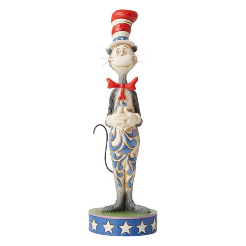 Dr. Seuss Cat in the Hat Patriotic Statue by Jim Shore