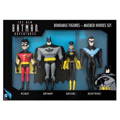 Batman: The New Batman Adventures Masked Heroes Bendable Action Figure Boxed Set