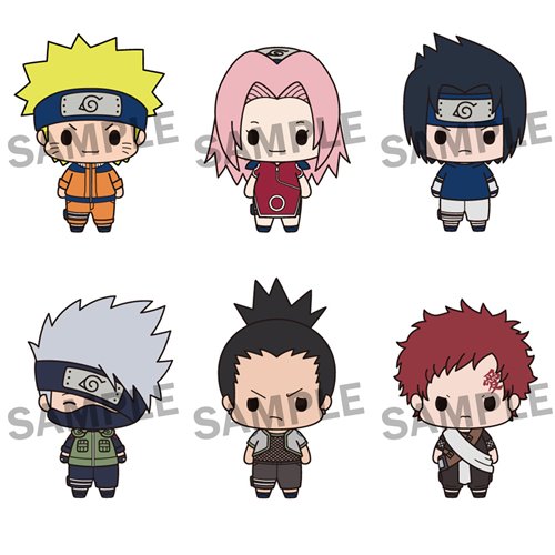 Naruto Chokorin Mascot Mini-Figure Case of 6