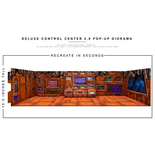 Deluxe Control Center 2.0 Pop-Up 1:12 Scale Diorama