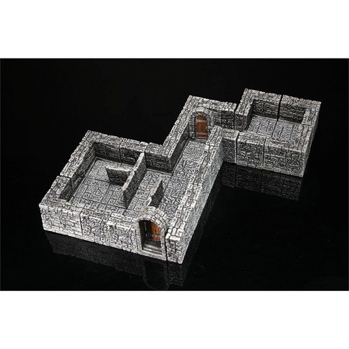 WarLock Tiles Expansion Pack 1-Inch Dungeon Straight Walls Accessory Pack