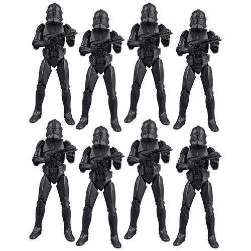 Star Wars The Black Series Bad Batch Elite Squad Trooper 6-Inch Action Figure Army Bundle of 8
