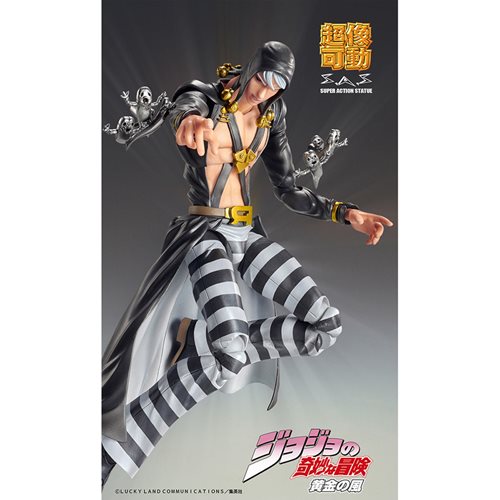 JoJo's Bizarre Adventure Part 5 Golden Wind Risotto Nero Super Action Statue Chozokado Action Figure