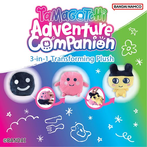 Tamagotchi Adventure Companion 3-in-1 Transforming Plush and Backpack Case of 3