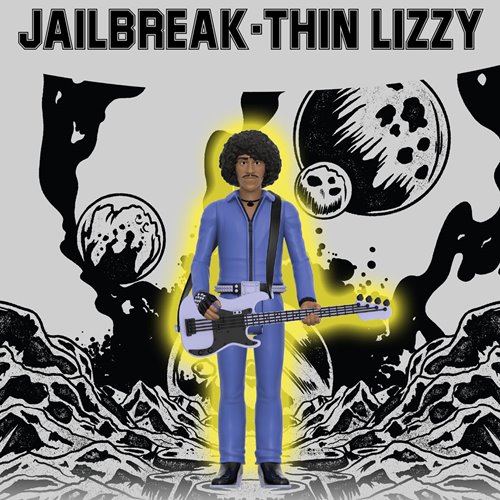 Thin Lizzy Phil Lynott Jailbreak 3 3/4-Inch ReAction Figure