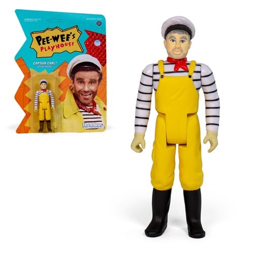 Pee-wee's Playhouse Captain Carl 3 3/4-Inch ReAction Figure