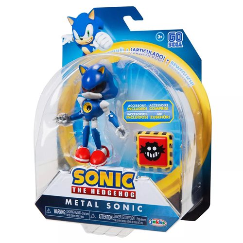 Sonic the Hedgehog: Metal Sonic 4-Inch Figure, Not Mint
