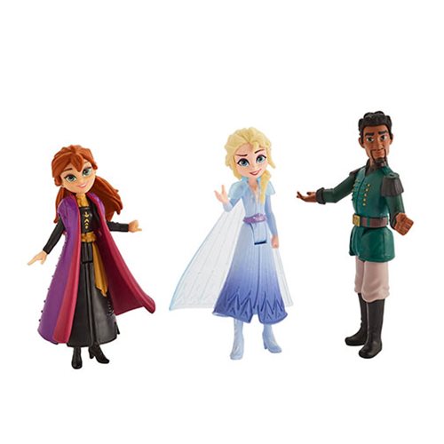 Frozen 2 Anna, Elsa, and Mattias Small Dolls 3-Pack