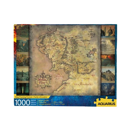 The Lord of the Rings Map 1,000-Piece Puzzle