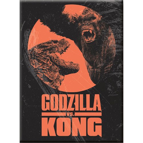 Godzilla vs. Kong Black Flat Magnet