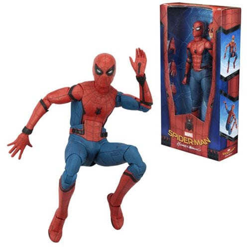 Spider-Man Homecoming Body Wackelkopf Figur Statue Solar NECA 