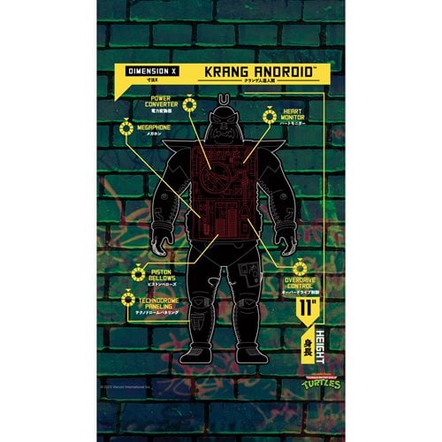 Teenage Mutant Ninja Turtles Krang Android Body (Full Color) Super Cyborg Vinyl Figure
