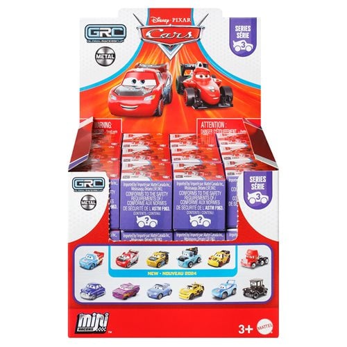 Disney Pixar Cars Mini Racers Blind Pack 2024 Mix 3 Case of 36