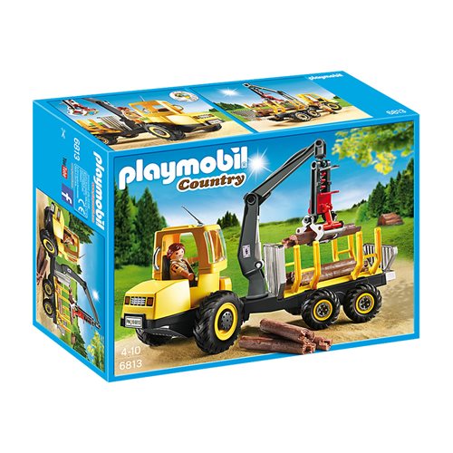 Playmobil 6813 Timber Transporter with Crane