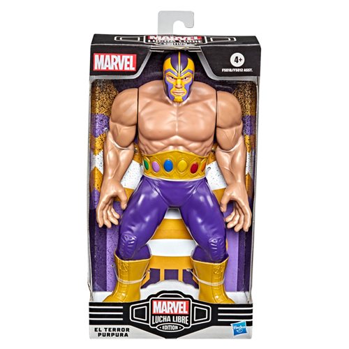 Marvel Lucha Libre El Terror Purpura Thanos 9-Inch Action Figure