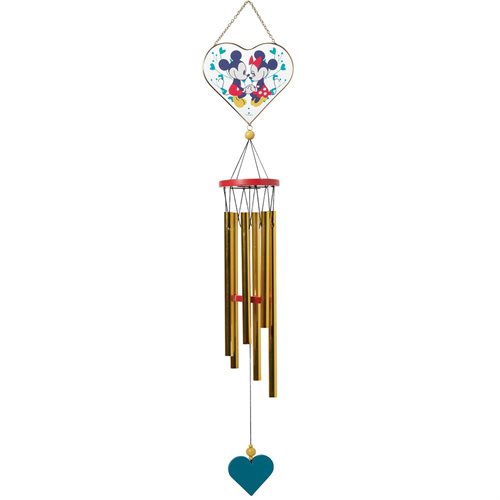 Disney Garden Mickey and Minnie Mouse Wind Chime