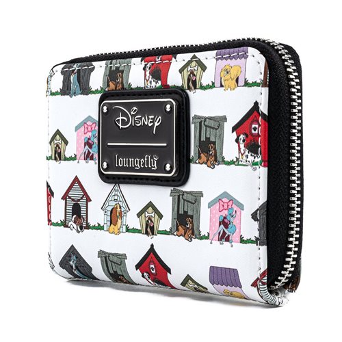 Disney Dog Houses of Disney Print Zip-Around Wallet