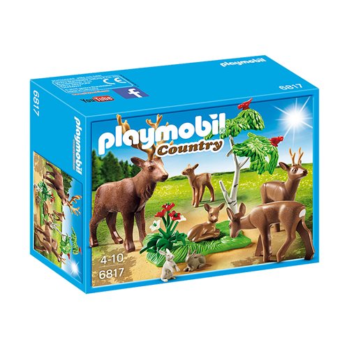 Playmobil 6817 Stag with Deer Family